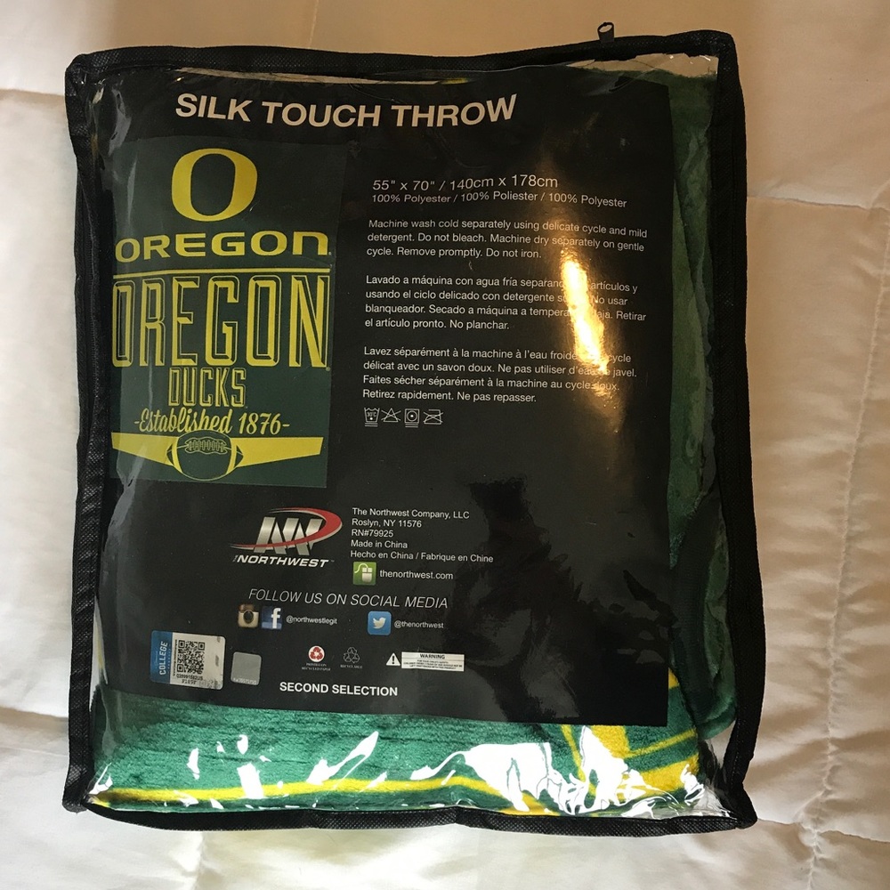 Oregon duck blanket